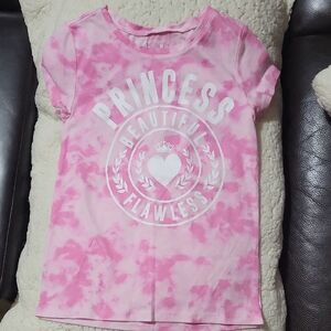 Children's Place Pink Tie-Dye Princess Tee